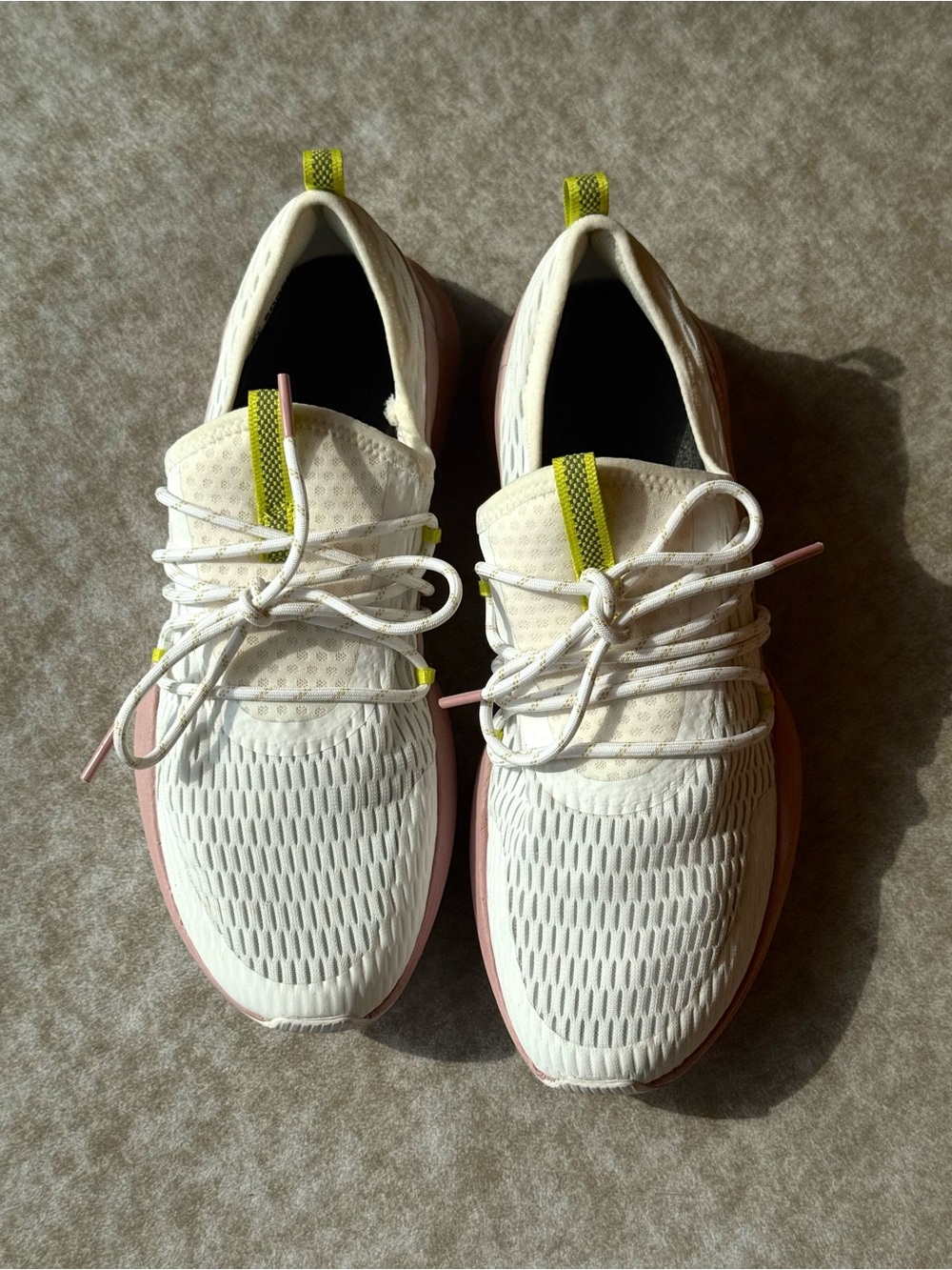 SOREL Kinetic Lace White Pink Chunky Platform Sneakers Women’s 8.5 - Picture 3 of 8